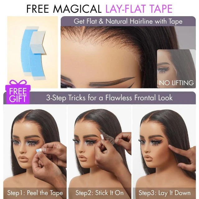 š„2025 Hot Sellerš„ 250% Density Water Wave Glueless Flexi-Fit Drawstring 13x4 Frontal Lace Fluffy Curly Wig Pre-Cut Lace