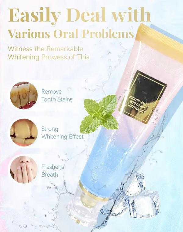 🔥Nicotinamide Probiotic Whitening Toothpaste - Free of Fluoride, Nicotinamide, Anti plaque